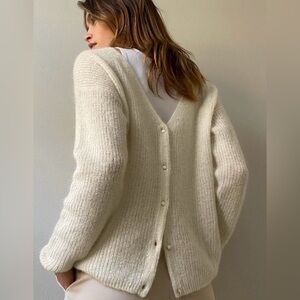 Wilfred Front To Back Cardigan in Birch